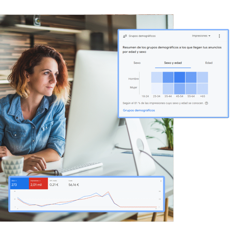 Nuestros servicios de Ads profesionales están diseñados para aumentar tu visibilidad, captar clientes cualificados y maximizar tu retorno de inversión desde el primer día.